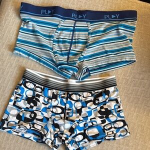 Men's Striped and Patterned Boxer Briefs Bundle! NWOT, Medium/ Large